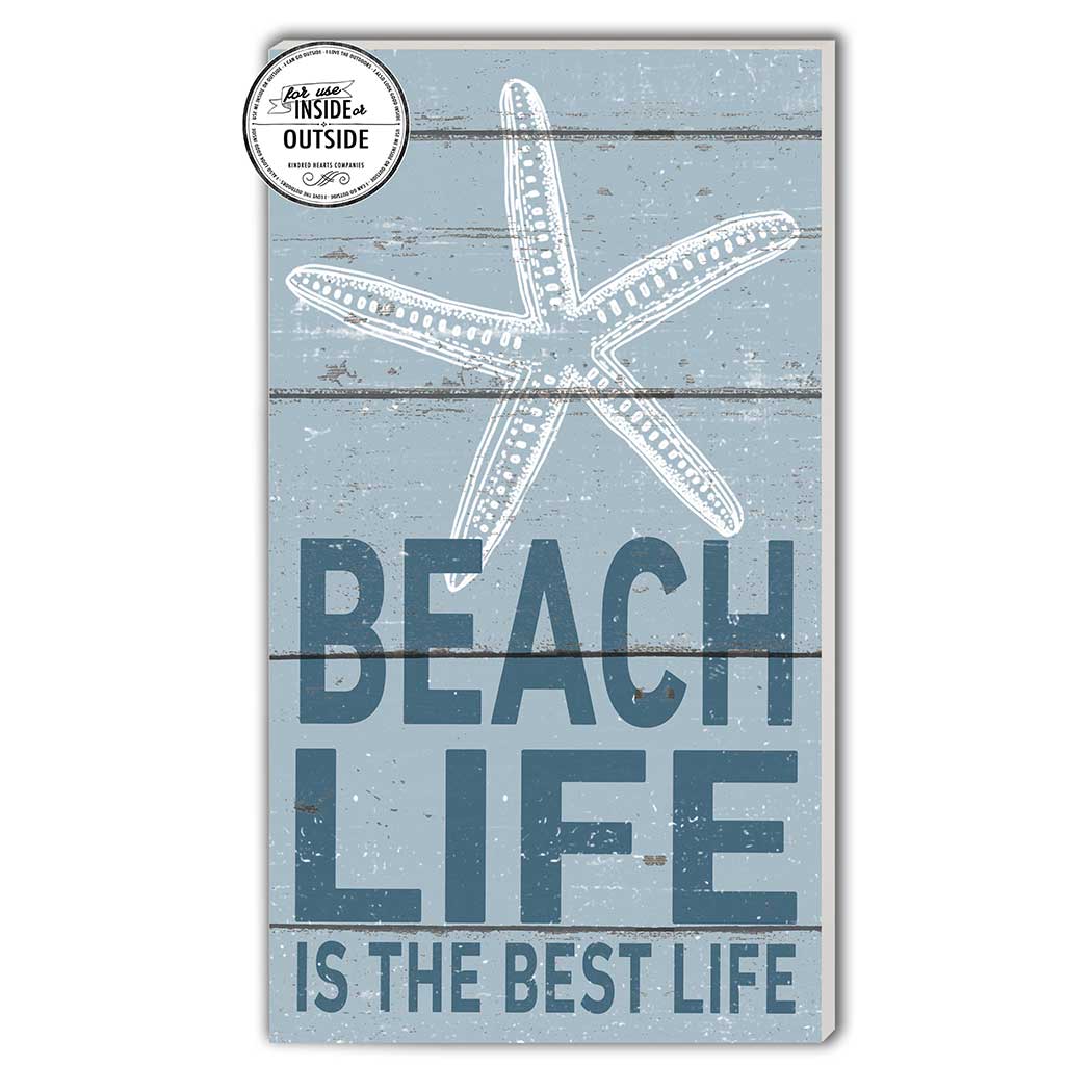 Kindred Hearts - Wholesale Sign - 11x20 Beach Life Best Life Seashell Indoor Outdoor Sign0