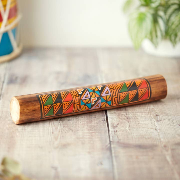 Carved Culture – wholesale Musical instrument – Painted Peruvian Rainstick