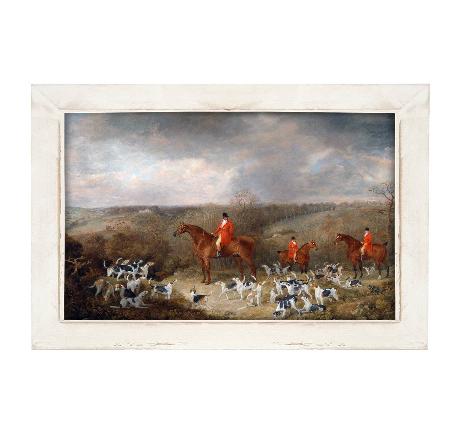 ginger blue - Wholesale Art Print - Vintage Fox Hunt2