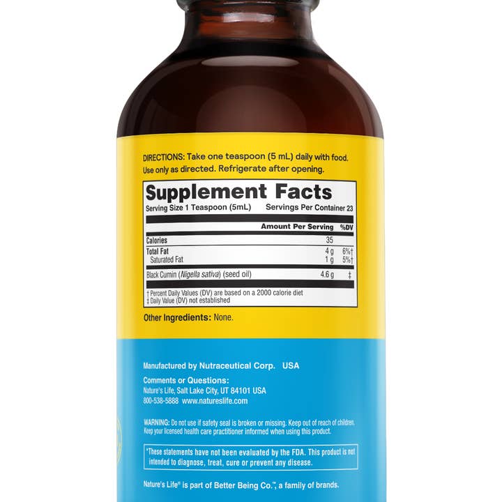 Nature's Life - Wholesale Oral Supplement/Vitamin - Black Seed Oil2