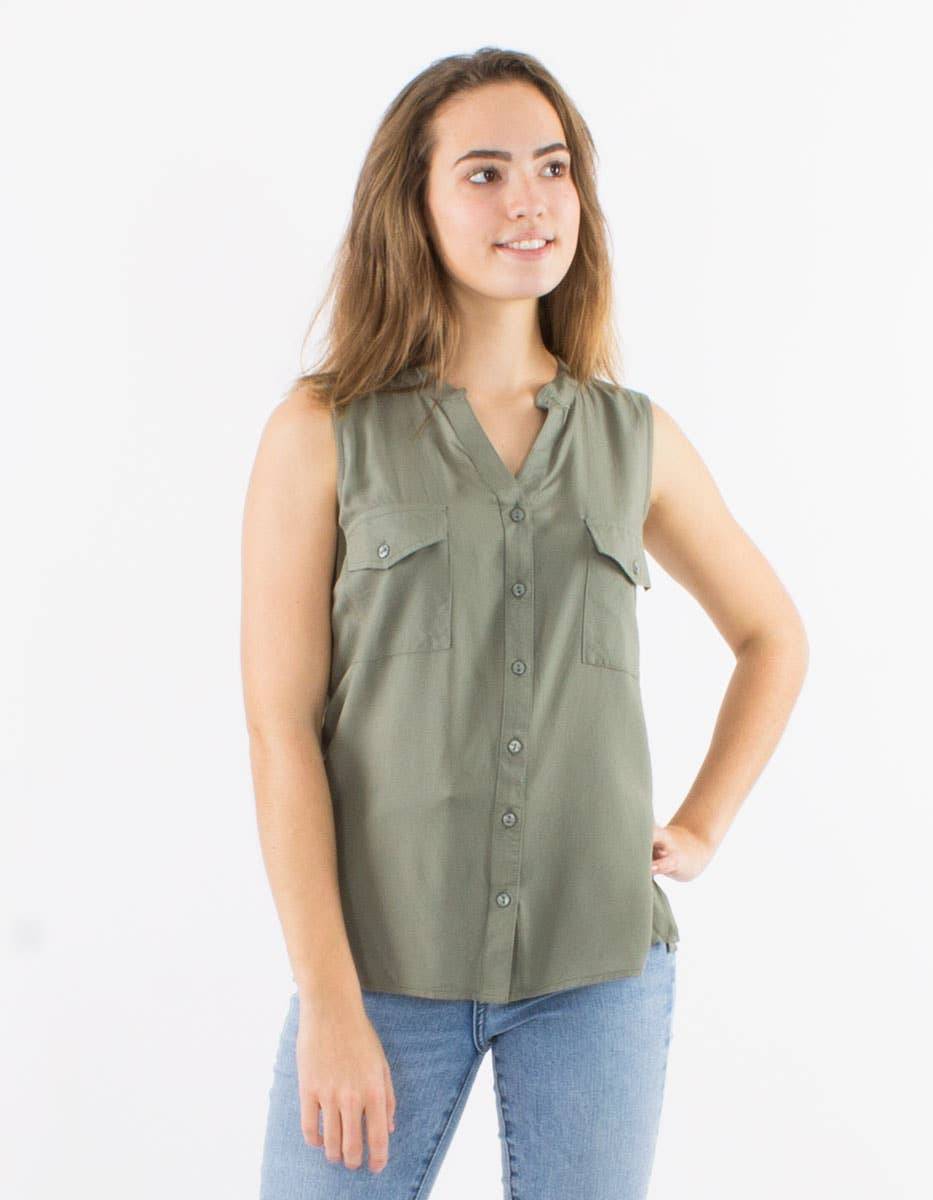 Coline - Wholesale Button Down Shirt - Women's - Blouse — woman-CH1731710