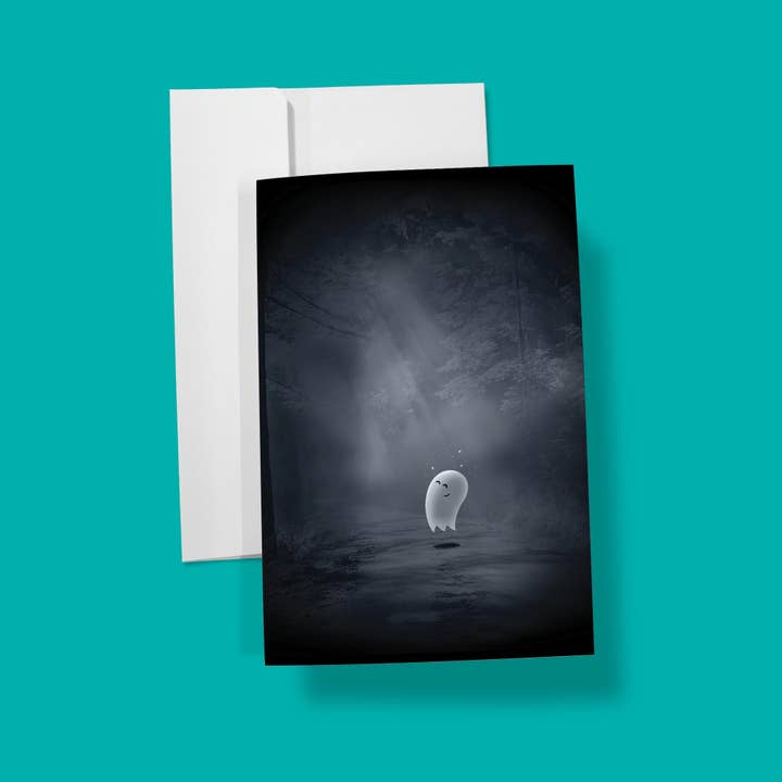 Ghostly Moonlight | Note Card for wholesale by Hi, Hello There