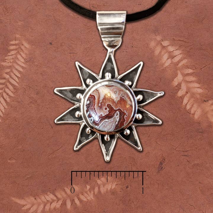 Rosetta Picture Rock Sun Pendant for wholesale by Tidepool