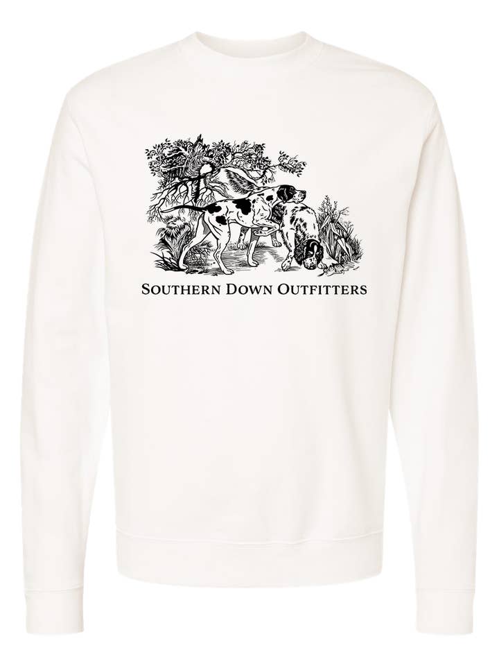 Southern Down Outfitters - Wholesale Graphic Sweatshirt - Unisex - Crewneck Sweatshirt - On the Hunt1