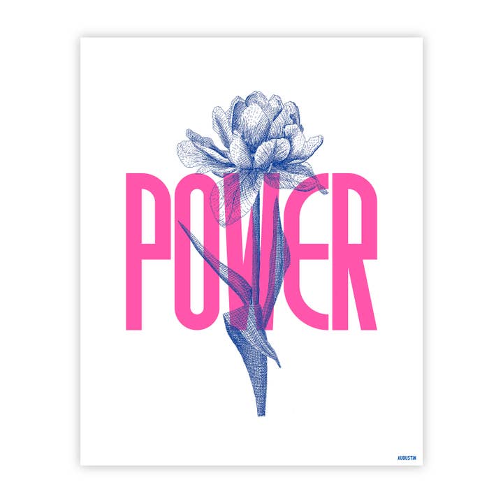 Flower Power - poster voor wholesale door Augustin