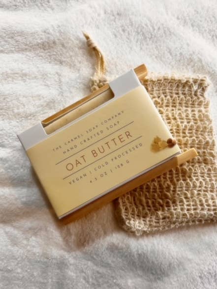 Oat Butter Natural Soap Bar for wholesale by The Carmel Soap Company