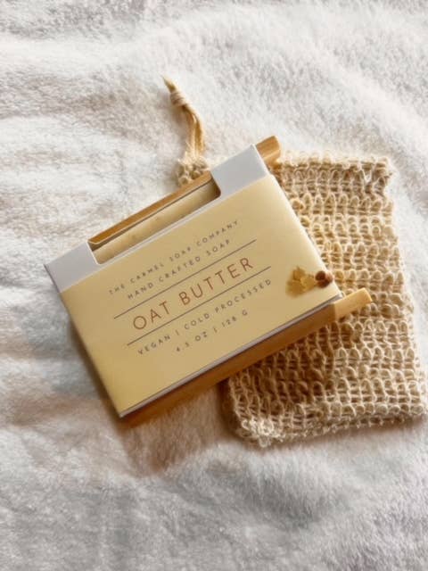 Oat Butter Natural Soap Bar for wholesale by The Carmel Soap Company