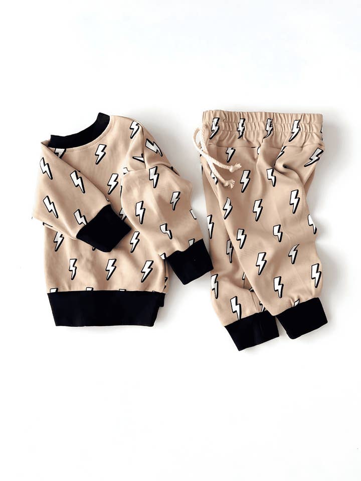Jogger Set Kids & Baby | Lightning Bolt for wholesale by Lucky Panda Kids