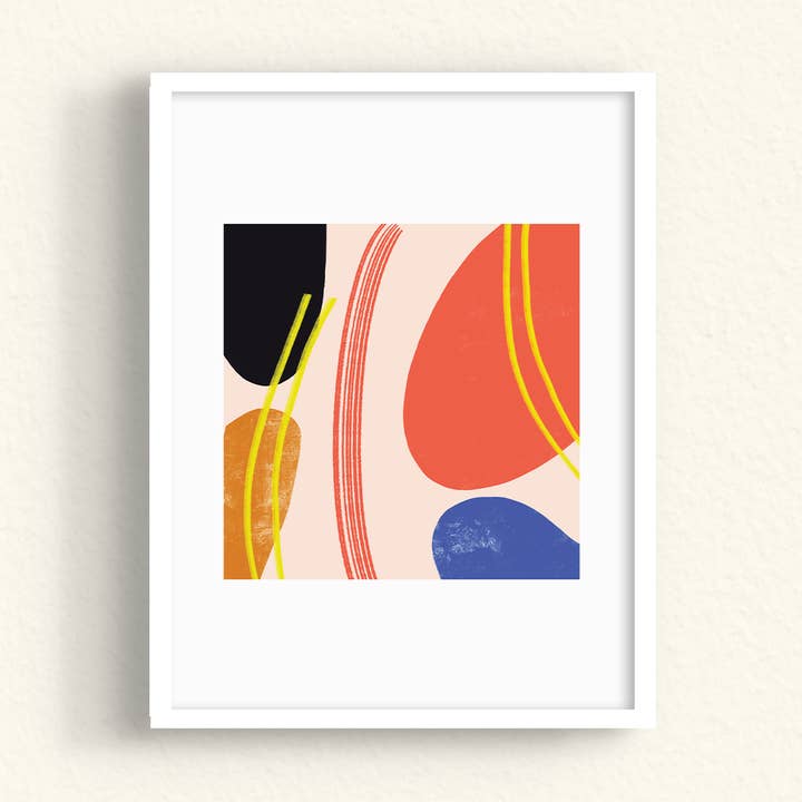 Mid Century Modern Fine Art Print - Avenues for wholesale by Jax by Jackie