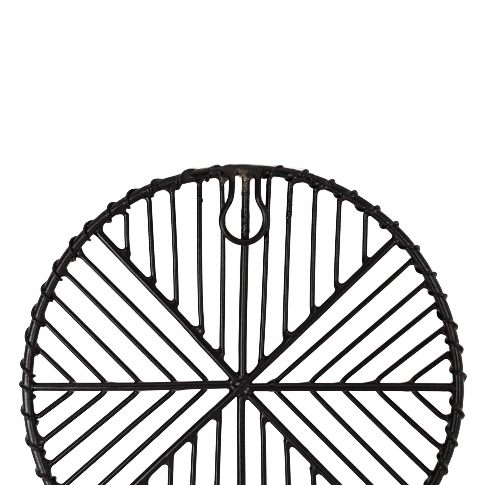 Foreside Home & Garden - Wholesale Wall Hook - SALE - Atticus Western Geometric Black Wire Wall Decor Hook1