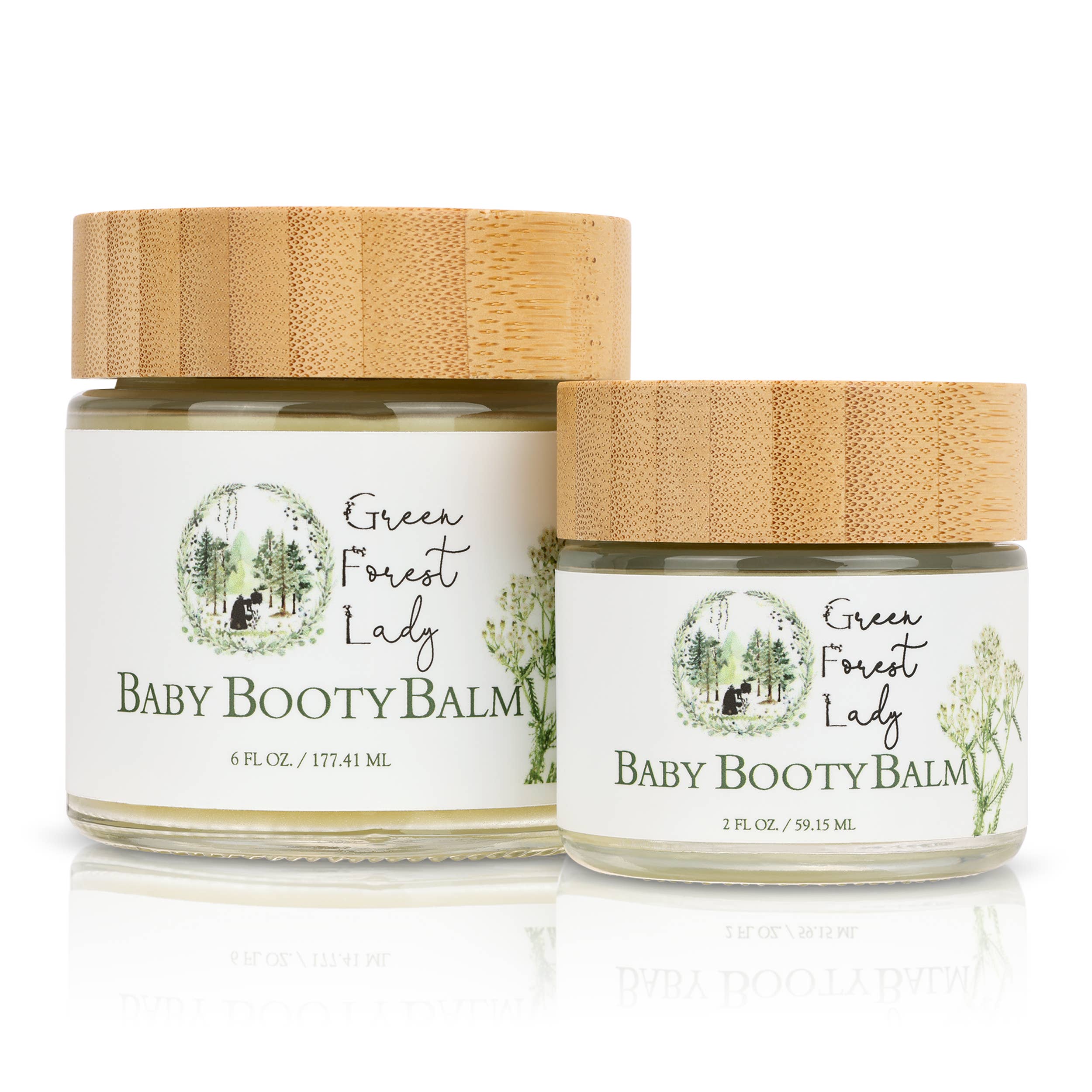 The Green Forest Lady - Wholesale Body Balm/Butter - Baby - Baby Booty Balm6