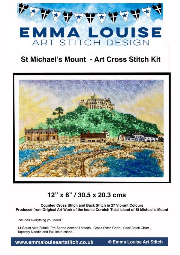 Emma Louise Art Stitch – Großhandel Kreuzstich-/Stickzubehör – St. Michaels Mount Kreuzstichset1
