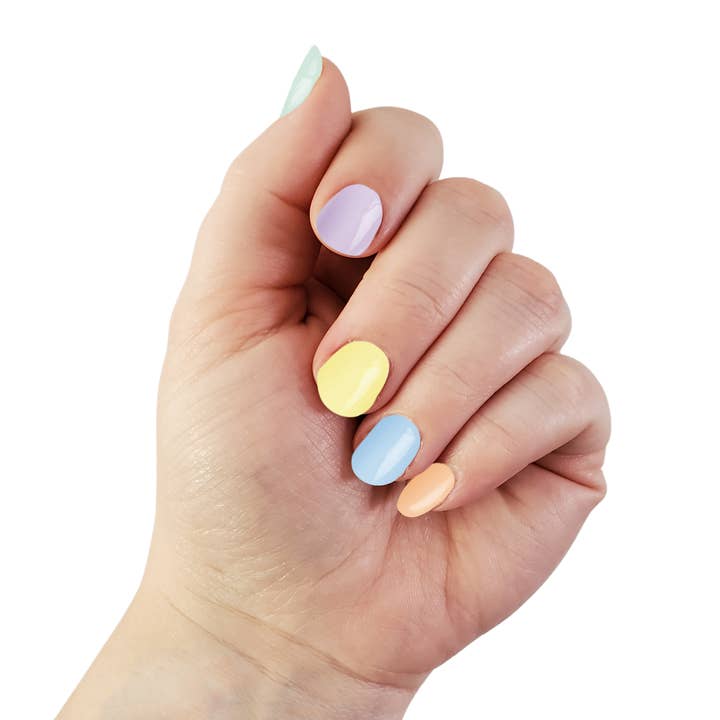 Ivy & Ash - Wholesale Nail Art/Decal - Sidewalk Chalk | Colorful Pastel Spring & Summer Nail Wrap