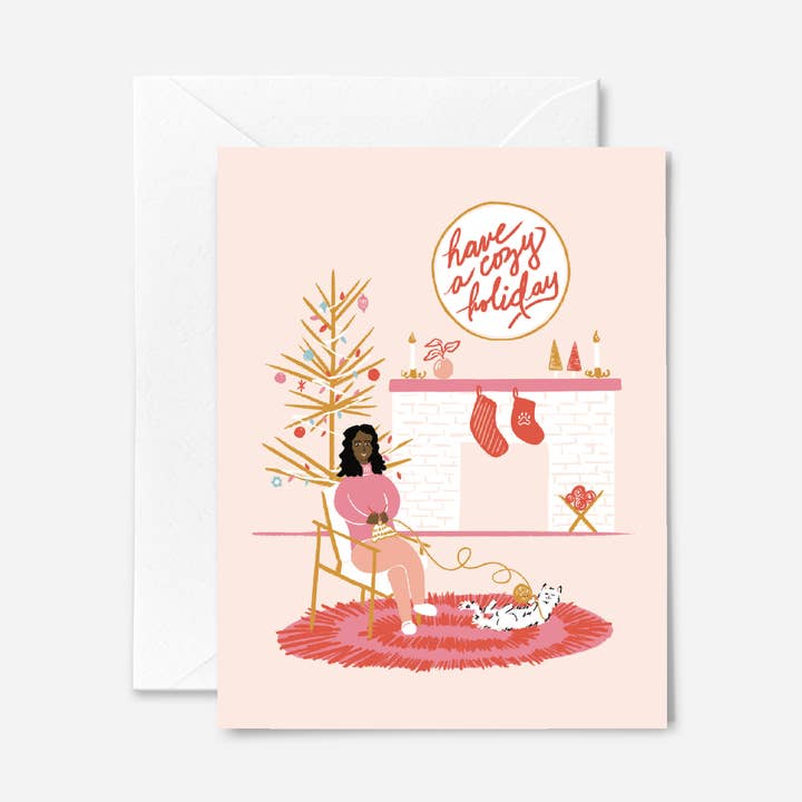 Hygge Holidays Card for wholesale by Solmade Studio