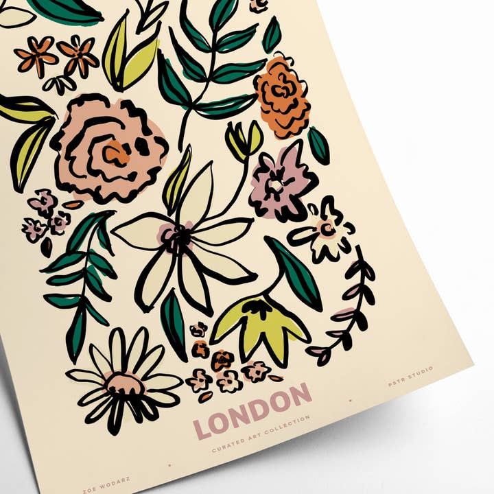 PSTR Studio - Wholesale Poster - Fleurs et Plantes Zoe London Poster