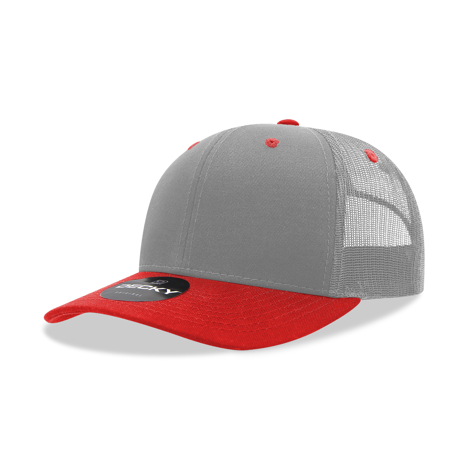 The Park Wholesale - Vente Casquette de camionneur – unisexe - Casquette Trucker classique Decky 6021, 6 panneaux, style mid pro35