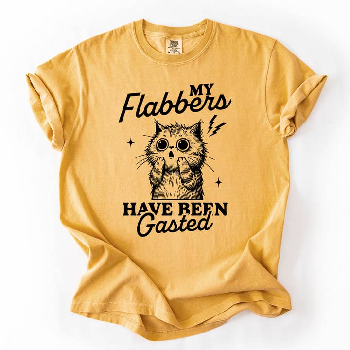 Refinery Number One LLC - Wholesale T-Shirt (Graphic) - Unisex - My Flabbers Have Been Gasted, Funny, Sassy, Sarcastic Tshirt