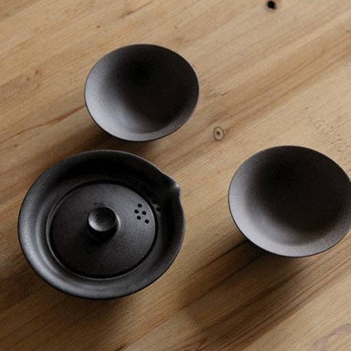 Gohobi (We cover U.S. import duties) - Wholesale Tea Set - Gohobi Handmade Ceramic Gaiwan Travel Set8