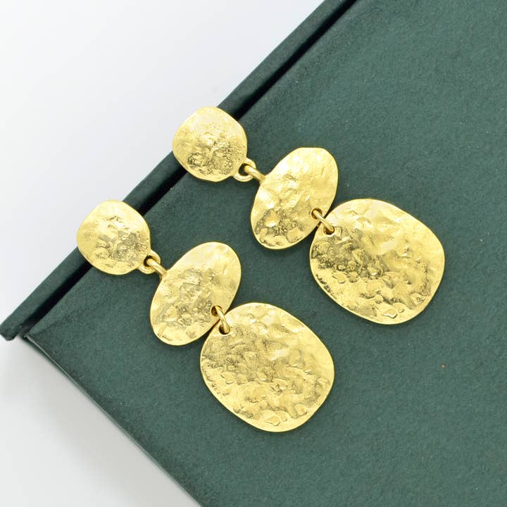 Schmuckoo Berlin - Wholesale Dangle Earrings - Carol Boho Chic Earrings Gold Plated2