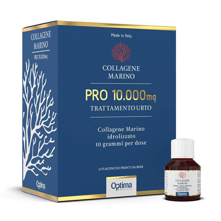 OPTIMA NATURALS - Wholesale Oral Supplement/Vitamin - Marine Collagen, PRO 10,000mg - 12 bottles of 50ml0