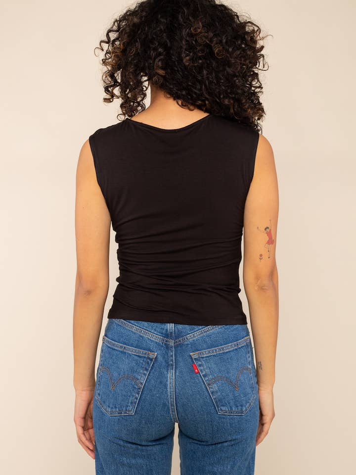 NLT - Wholesale Tank Top - Women's - Wavey Shirred Tank