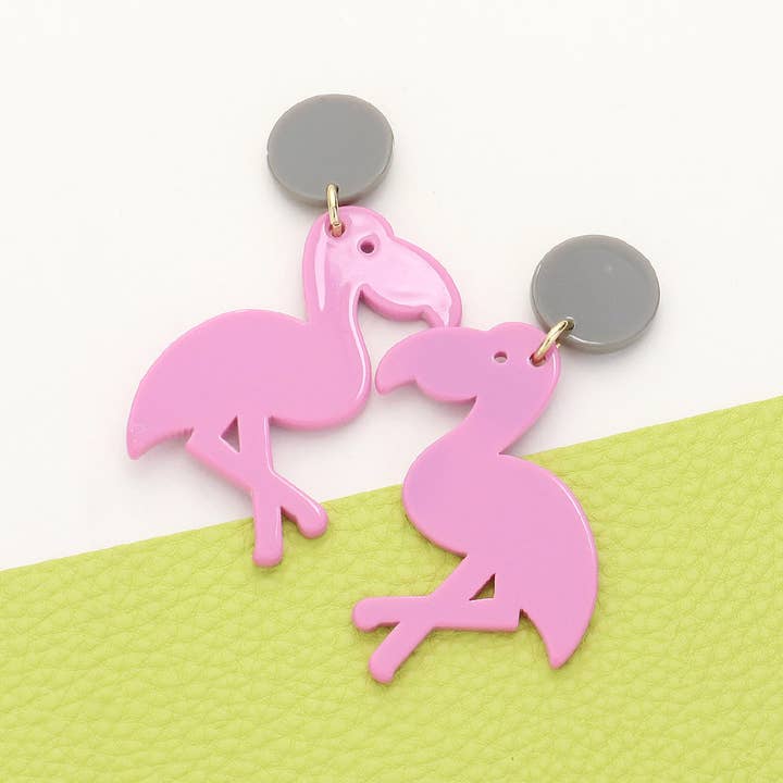 Sensibling Corp. - Wholesale Dangle Earrings - Toucan Resin Post Earrings2