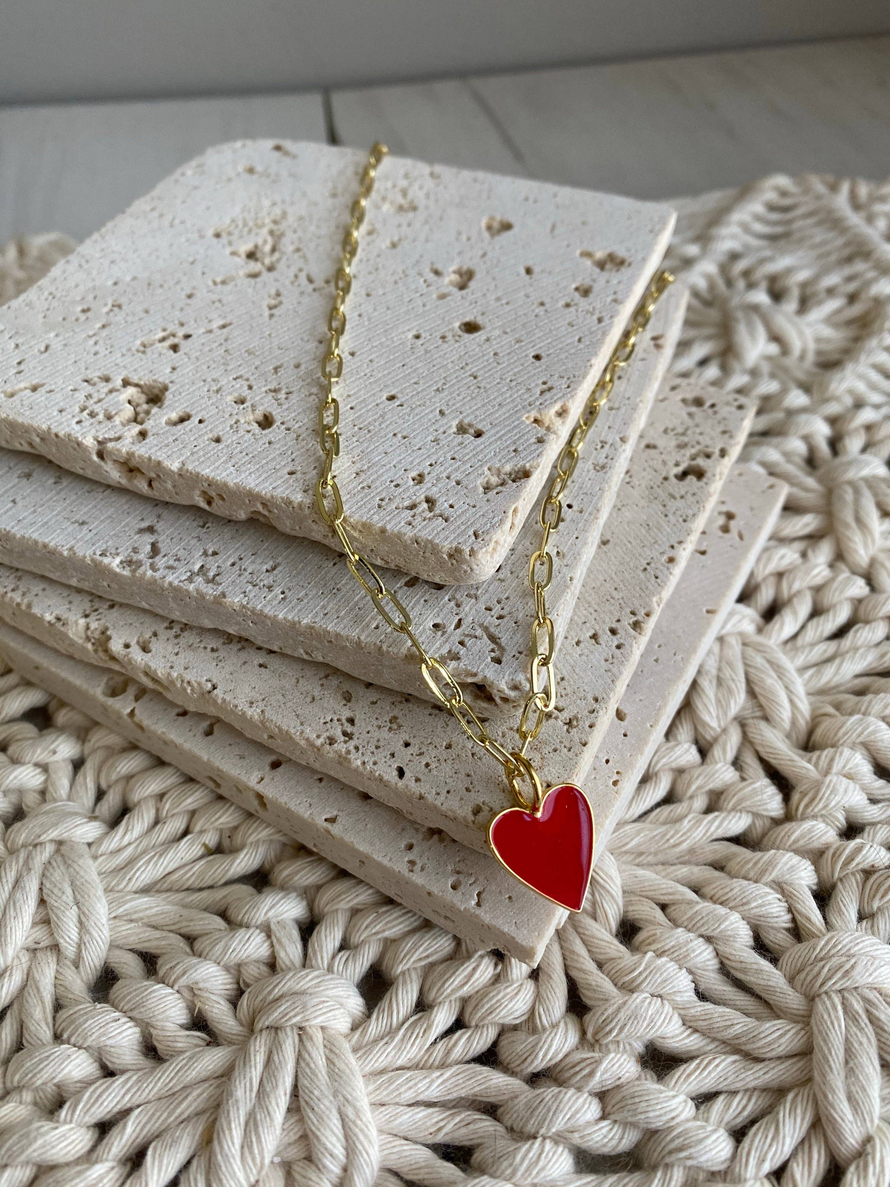 Grace Girl Beads - Wholesale Pendant/Charm Necklace - Heart on My Sleeve Necklace0