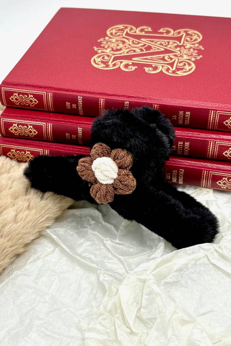 BYREN | ÉLINE L'ATELIER – wholesale Set med håraccessoarer – Dam – Fuskpäls hårklämma YH203YJ0