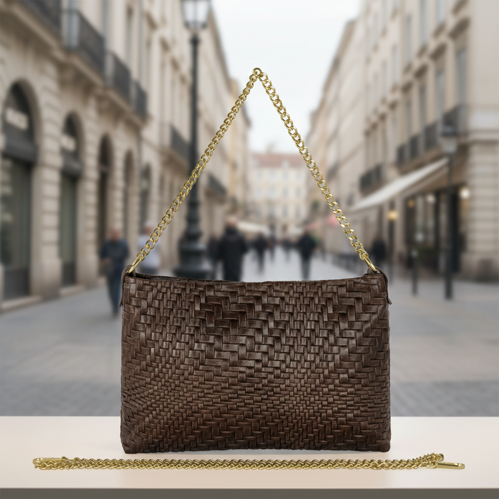 TAKEASY – Engroshandel Crossbodytaske - Dame – Grid Ruskind Læder Crossbody Taske42