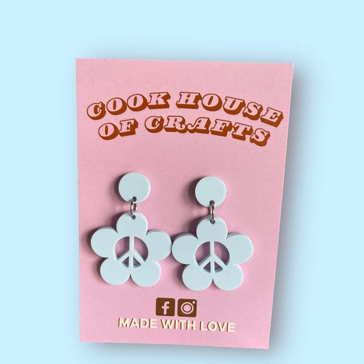 Flower power pendants 🌸 for wholesale by Cook House Of Crafts