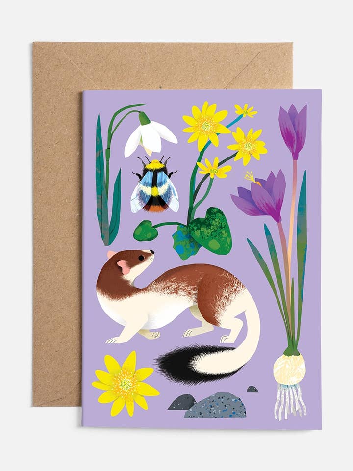The First Flowers | Card for wholesale by Sunny Beast