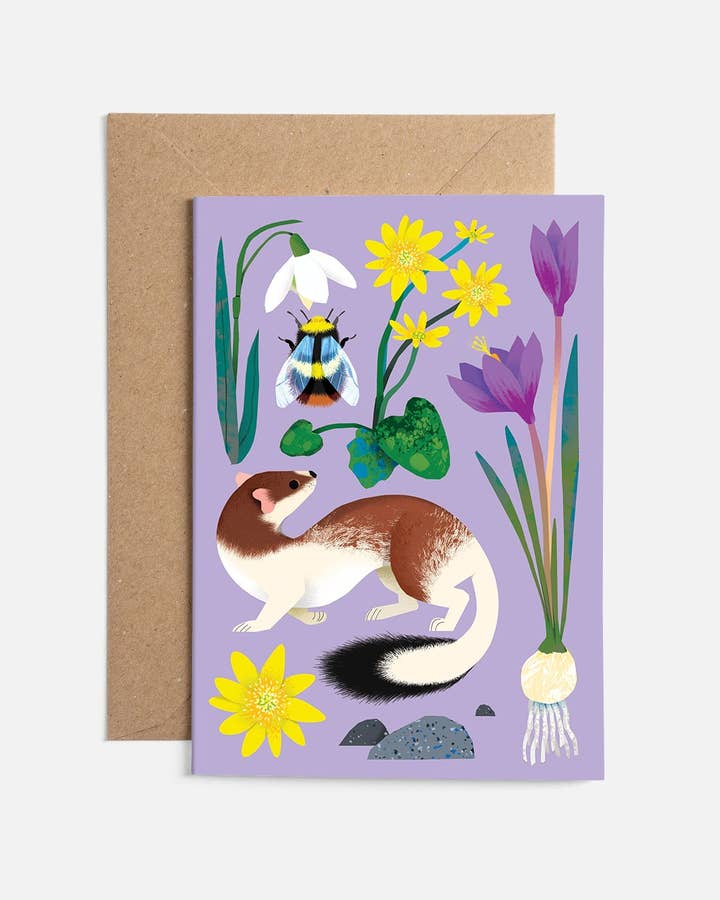The First Flowers | Card for wholesale by Sunny Beast