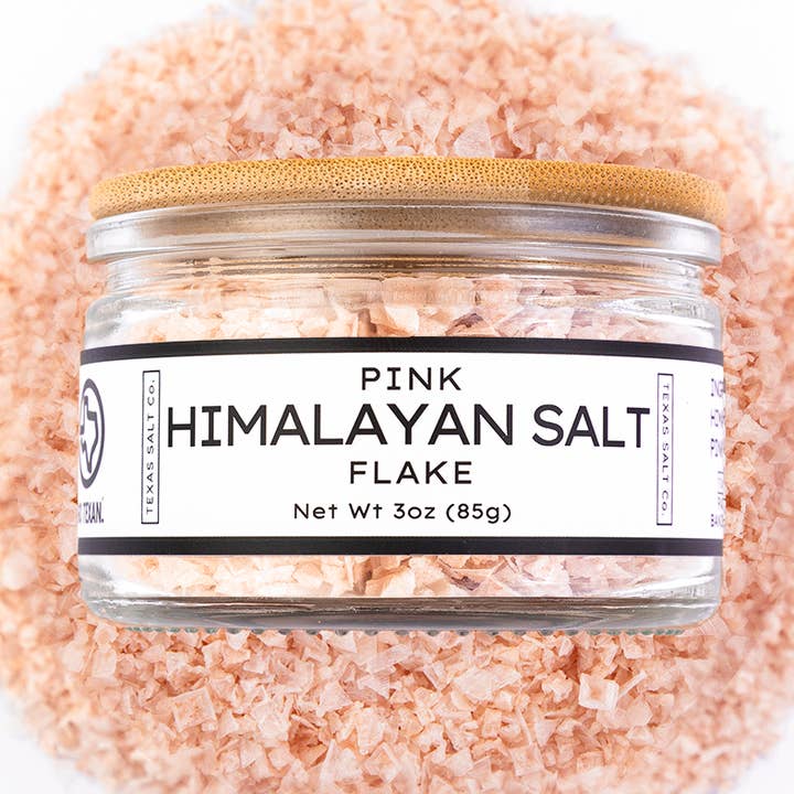 Himalayan Pink Flake Salt for wholesale by Texas Salt Co