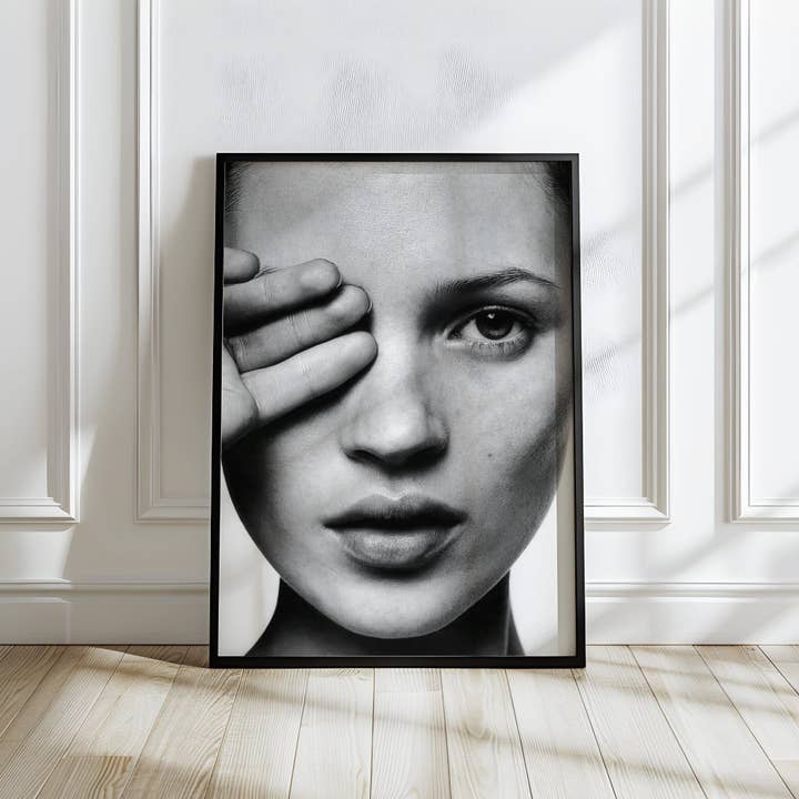 Kate Moss Fashion Muse Wall Art Print for wholesale by Belter Prints
