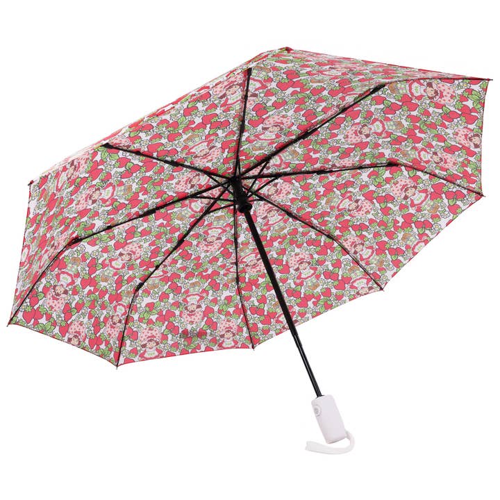 Concept One - Wholesale Umbrella - Women's - Strawberry Shortcake Toss Print Compact Umbrella2