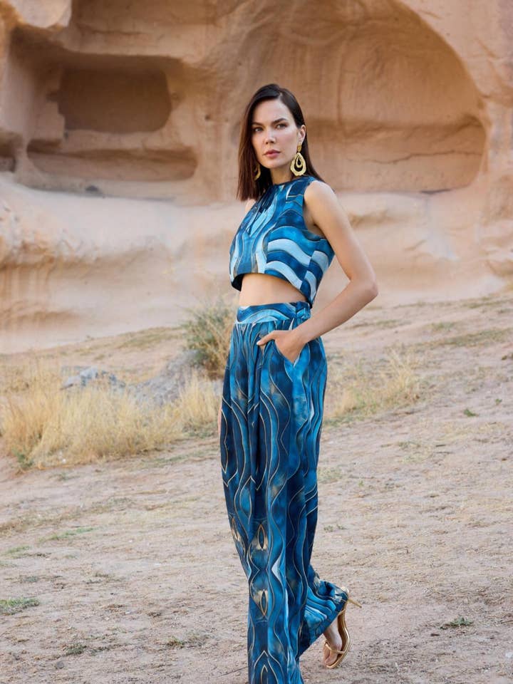 Elegant Special Occasion Two-Piece Set -Exclusive Print for wholesale by SoulofMu