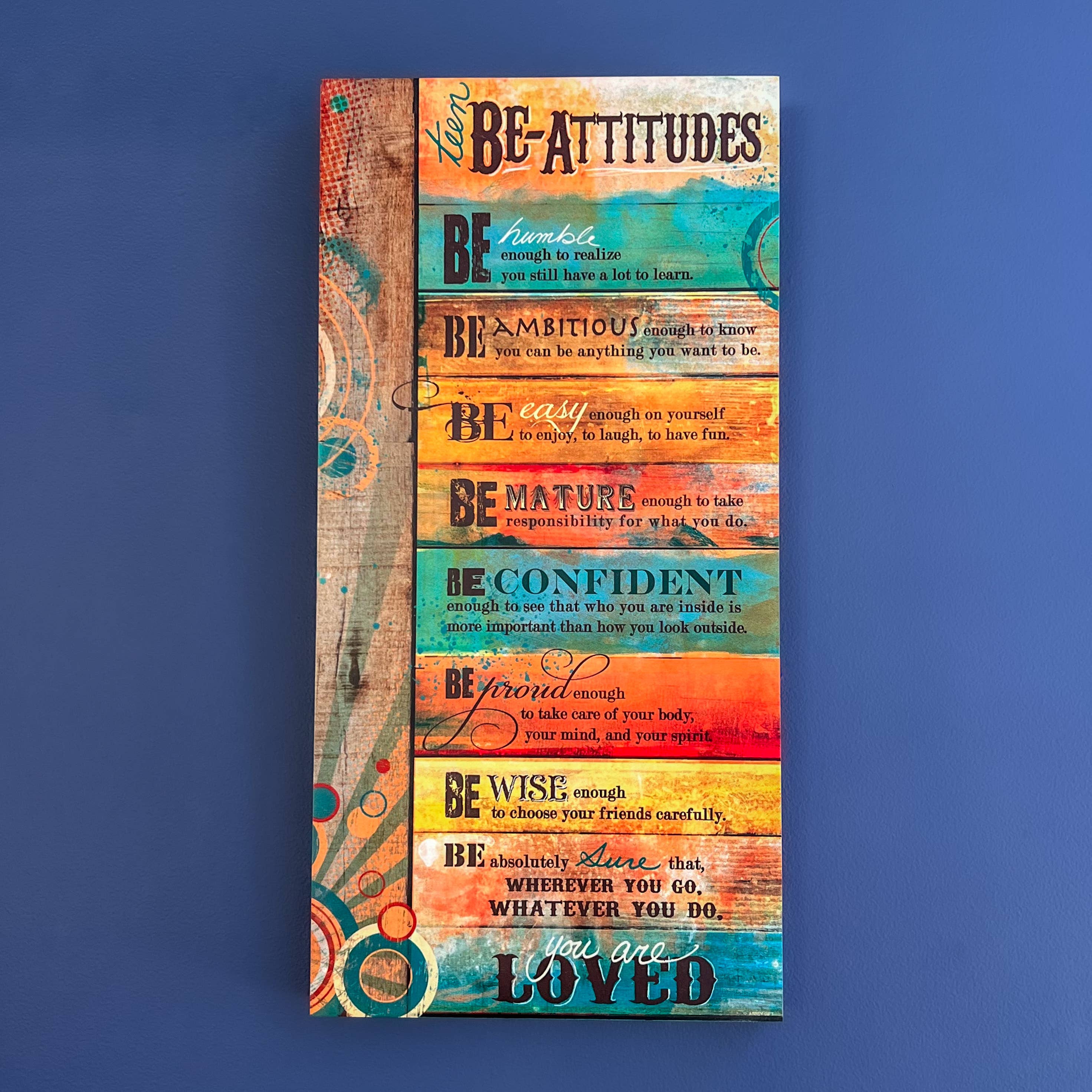 Abbey + CA Gift - Wholesale Plaque - Teen Be-attitudes Plaque1