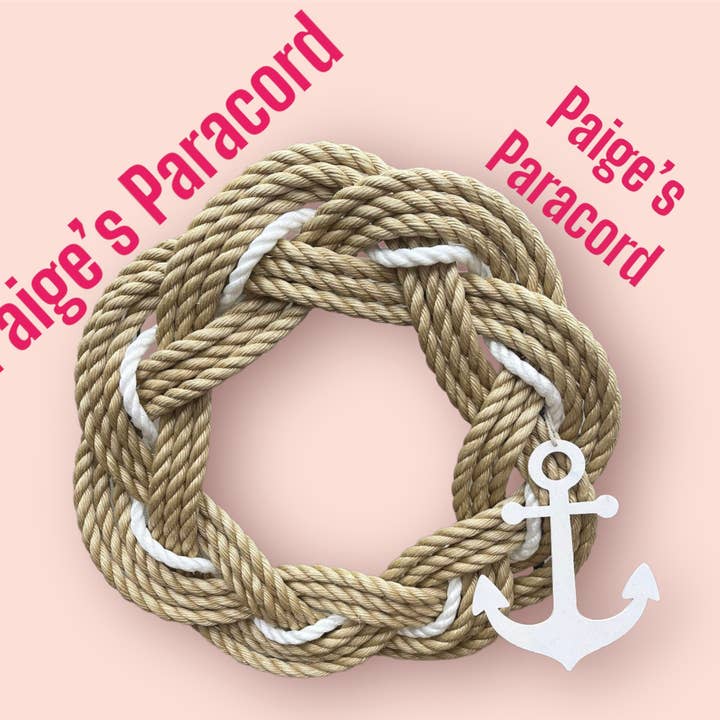 Paige's Paracord and More - Wholesale Wreath - 22” wreaths with anchor3
