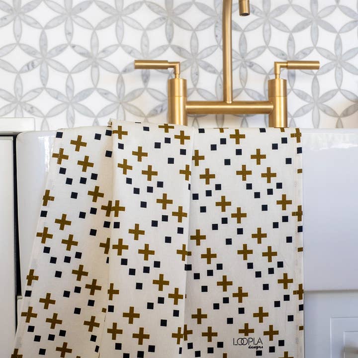 Loopla - Wholesale Tea Towel - Criss Cross Cotton Crepe Tea Towel3