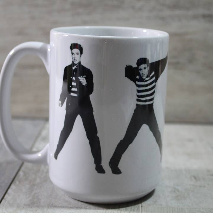 Elvis Dancing Moves // 15oz. Ceramic Mug for wholesale by Raven Design