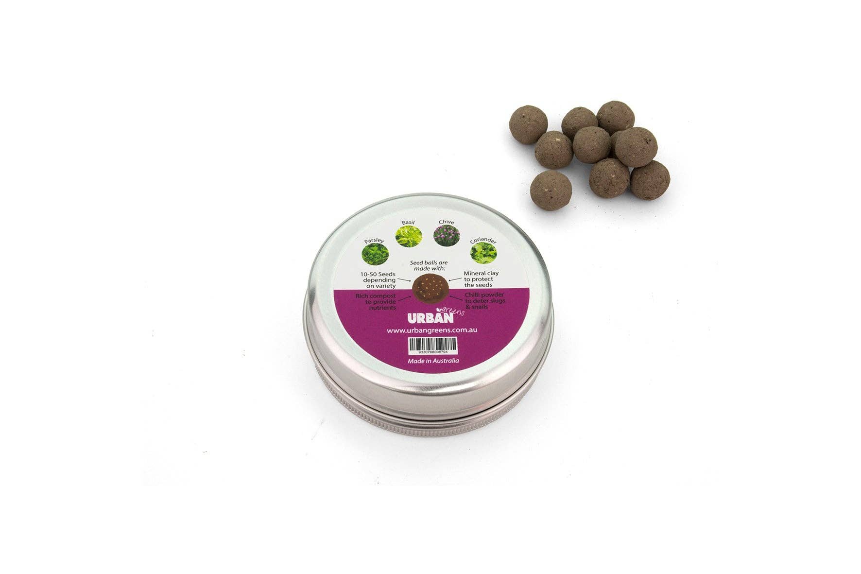 Urban Greens - Wholesale Plant Seeds - Seed Balls Counter Display including 30 Tins of Seed Balls8