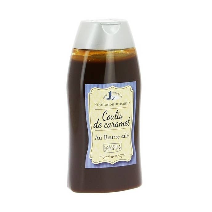 Salted butter caramel coulis - 320g - Isigny caramel for wholesale by Produits-Normandie