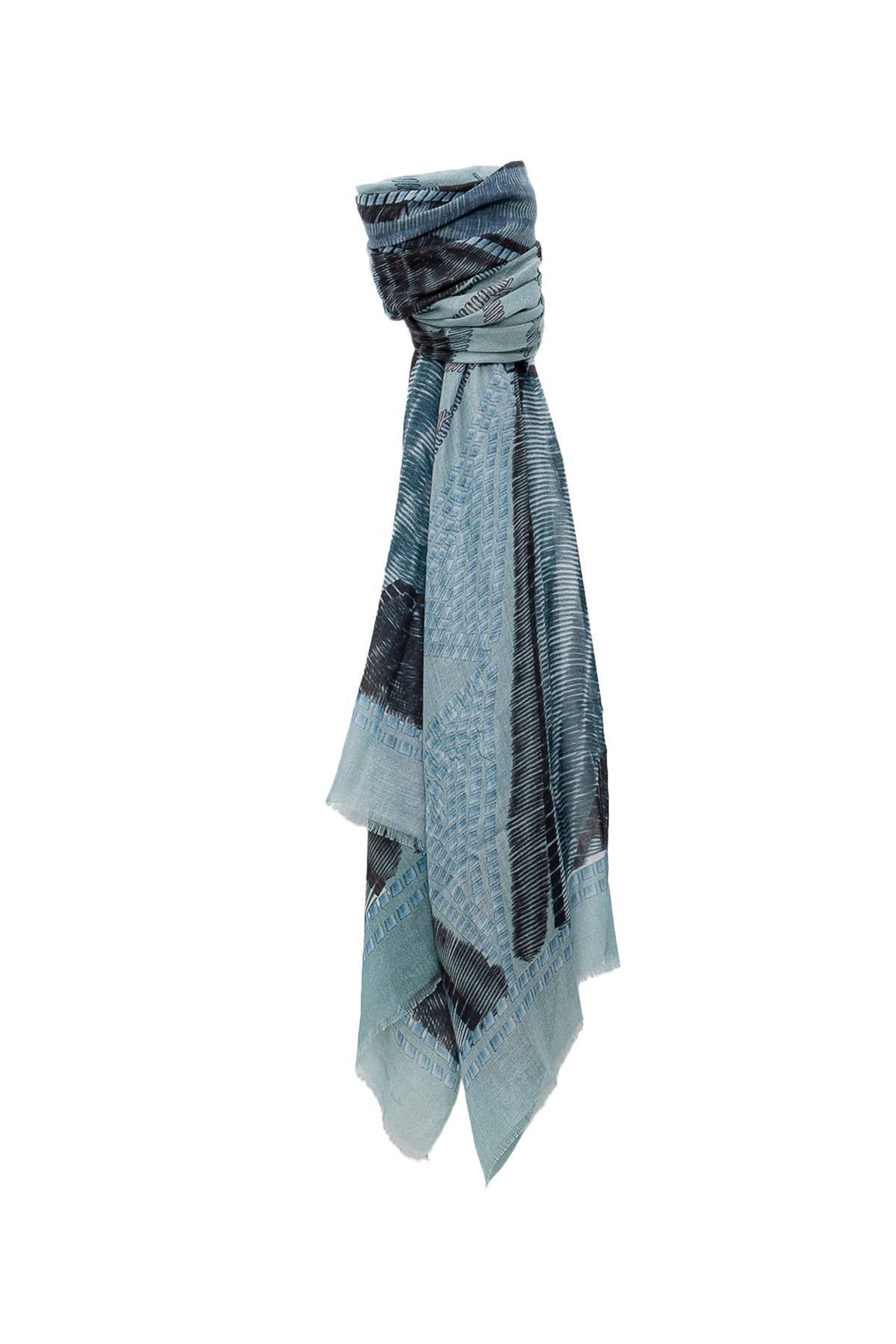 MONSIEUR CHARLI - Wholesale Scarf - Men's - PLACIDE cashmere and modal scarf4