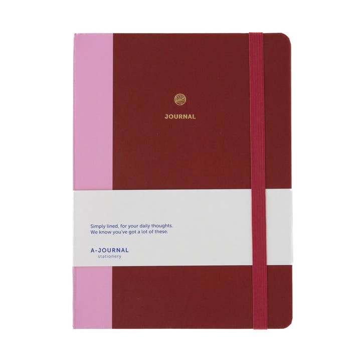 Caderno A-Journal Vermelho Cereja por atacado de A-Journal Stationery