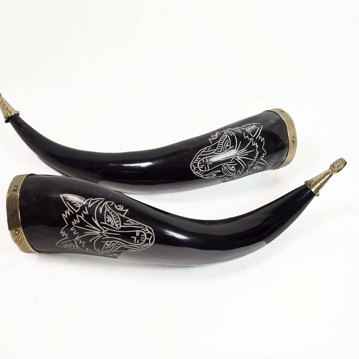 OnlyViking - Wholesale Drinking Glass/Cup - Viking Drinking Horn Authentic Viking Wedding Gift | Groomsmen's Bridesmaid Gift