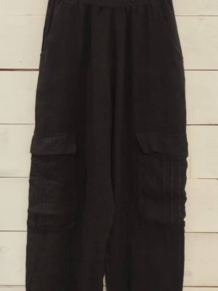 Linos y Textiles - Wholesale Pants - Women's - REF: 6443 100% linen trousers8