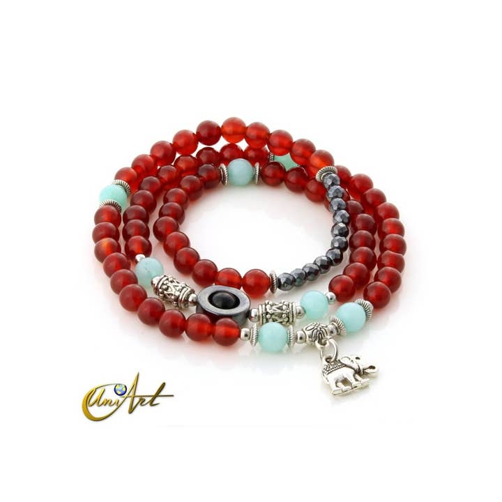 UniArt - Wholesale Beaded Bracelet - Multi-Turn Bracelet - Elephant3