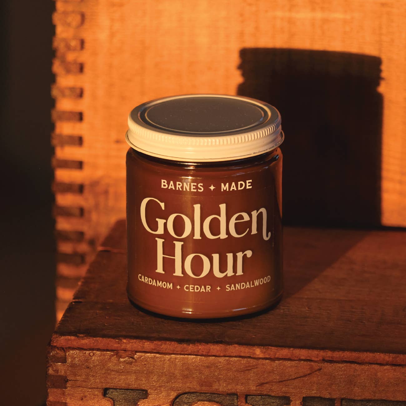 Barnes Made - Wholesale Jar/Filled Candle - Golden Hour