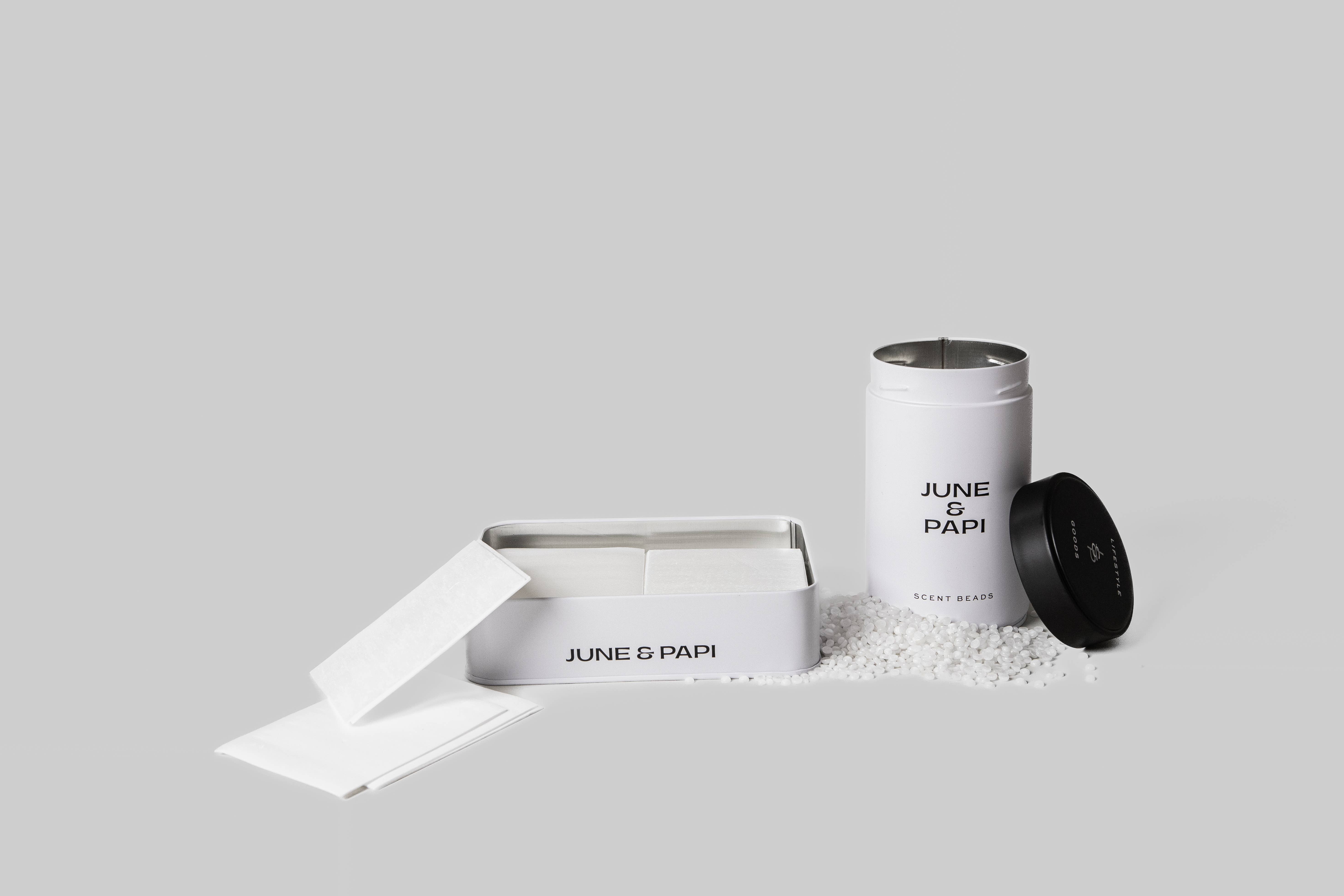 June & Papi - Venta al por mayor Cápsulas/ polvos de detergente para ropa - Kit de inicio1