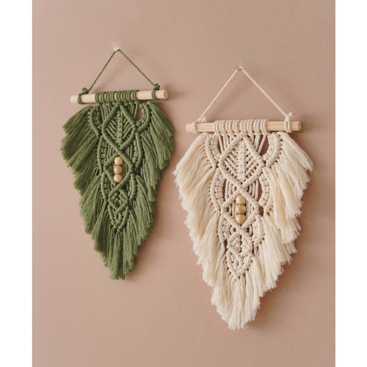 HeartCrafted - Wholesale Tapestry/Textile - Macrame Leaf L328